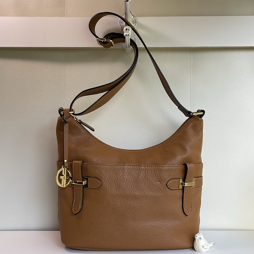 Giani Bernini Genuine Leather Shoulder Crossbody Bag